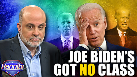 Joe Biden’s Got No Class