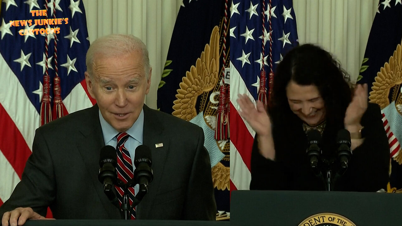 Biden the champion of whatever: "If I'm allowed to take you upstairs, I've got a whole full freezer full of Jeni's chocolate chip ice cream."