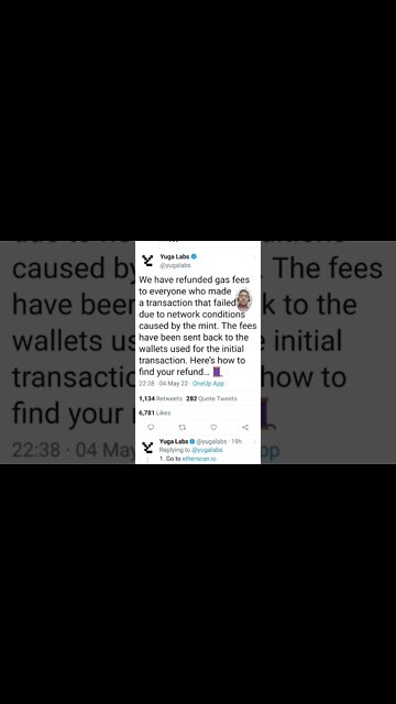 Yuga Labs Refunds Gas Fees For Failed Transactions #cryptomash #ytshorts #cryptonews #cryptoupdates