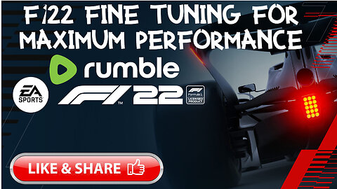 F122 Fine Tuning for MAXIMUM Performance