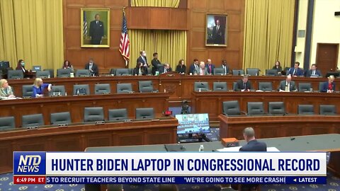 Hunter Biden Laptop In Congressional Record