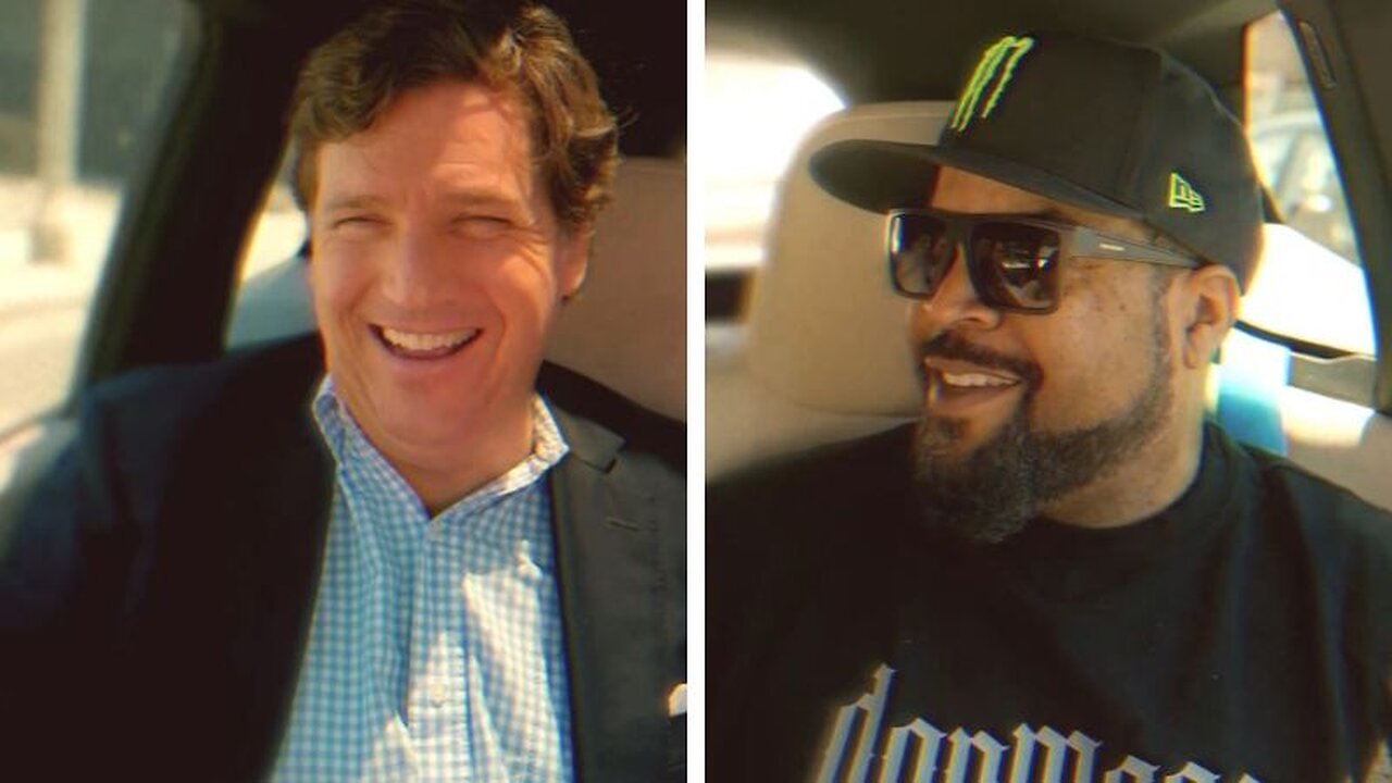 White Supremacist Tucker Carlson & Ice Cube do "Drive By" of narratives together!