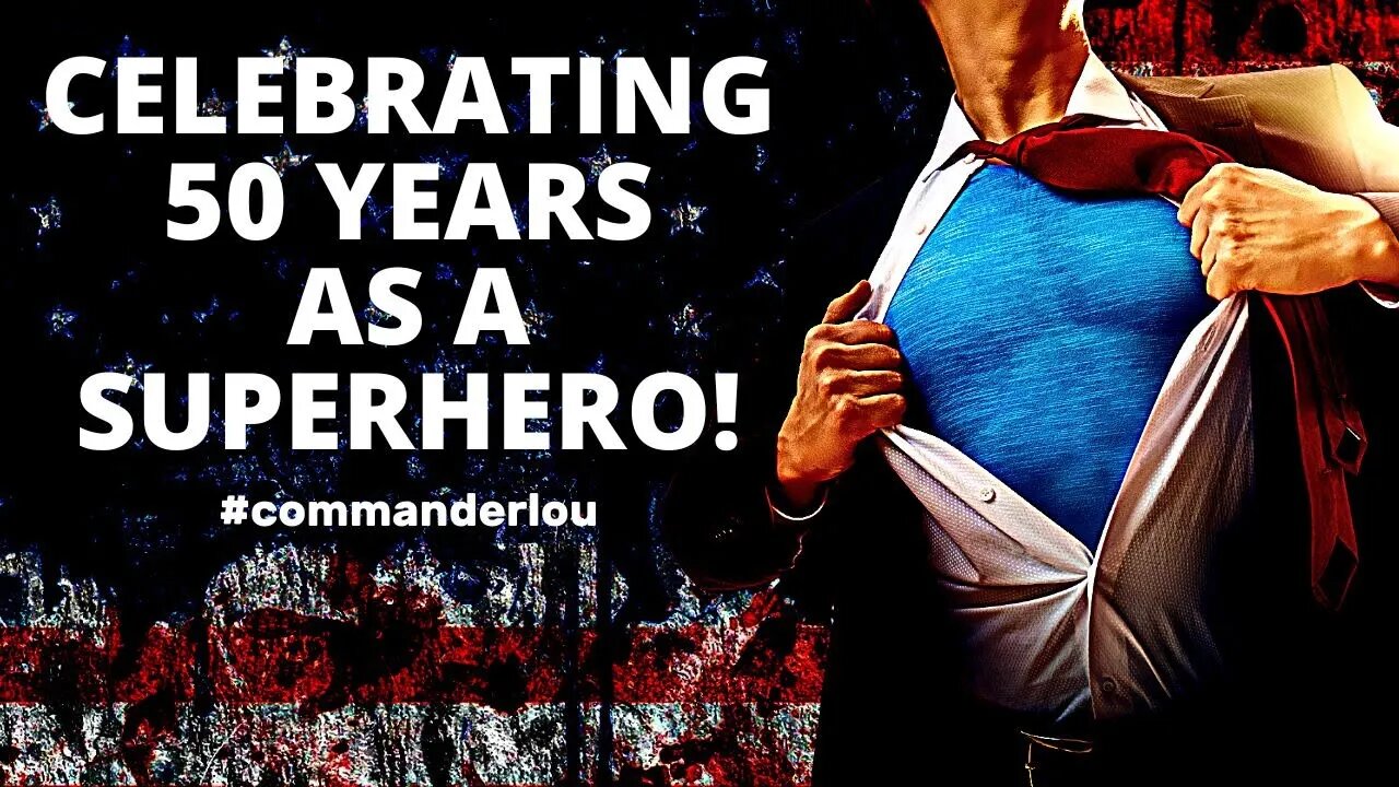 CELEBRATING 50 YEARS OF SERVICE AS A SUPER SECRET MESSIANIC SUPERHERO!!!