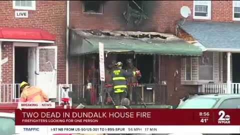 Two people dead, one injured in Dundalk house fire