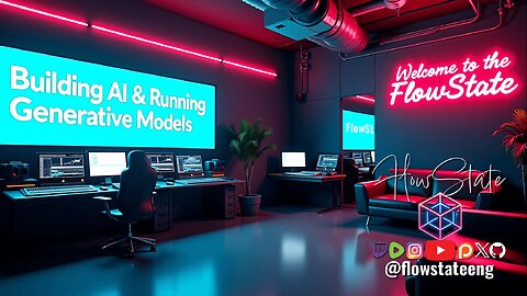 UNLEASHING THE BEAST (RTX 4090) - Live from the FlowState Studio - Building AI & Running Generative Models