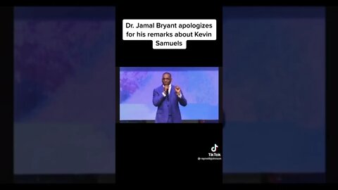 Pastor Jamal Bryant APOLOGIES For Negative Comments About Kevin Samuels 🤡 ⛪️ #tiktok