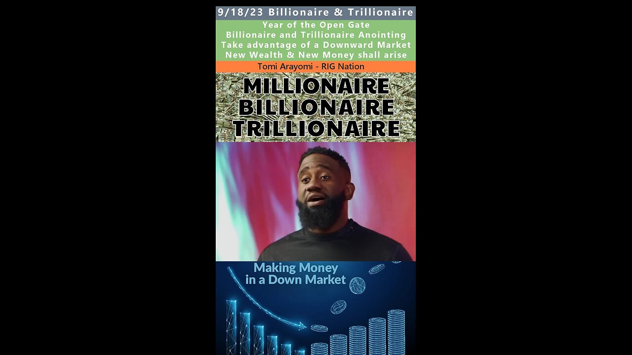 Billionaire & Trillionaire Anointing Wealth Transfer Prophecy - Tomi Arayomi 9/18/23