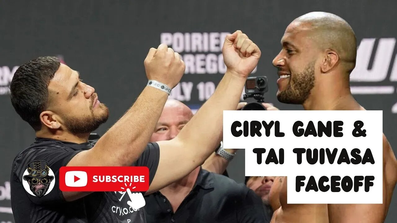 Ciryl Gane vs. Tai Tuivasa Final Face Off | UFC Paris