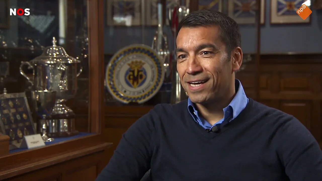 Bert Maalderink op bezoek bij Giovanni van Bronckhorst, Europa League finalist met Rangers FC