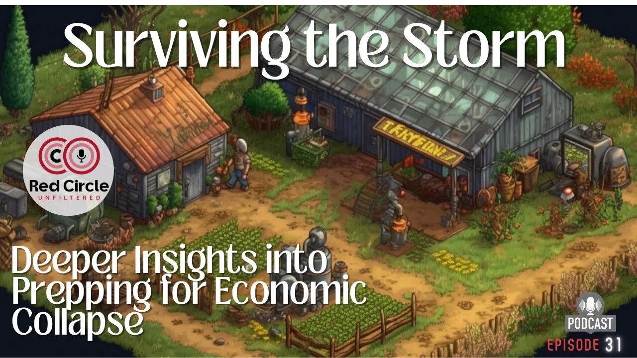 Surviving the Storm: Deeper Insights into Prepping for Economic Collapse | The Red Circle EP 31