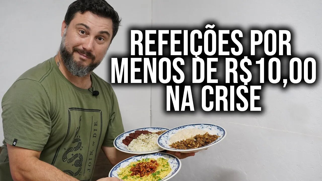 03 refeições BARATAS para sua preparação!