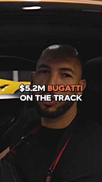 Tates' 5.2M Bugatti On The Track