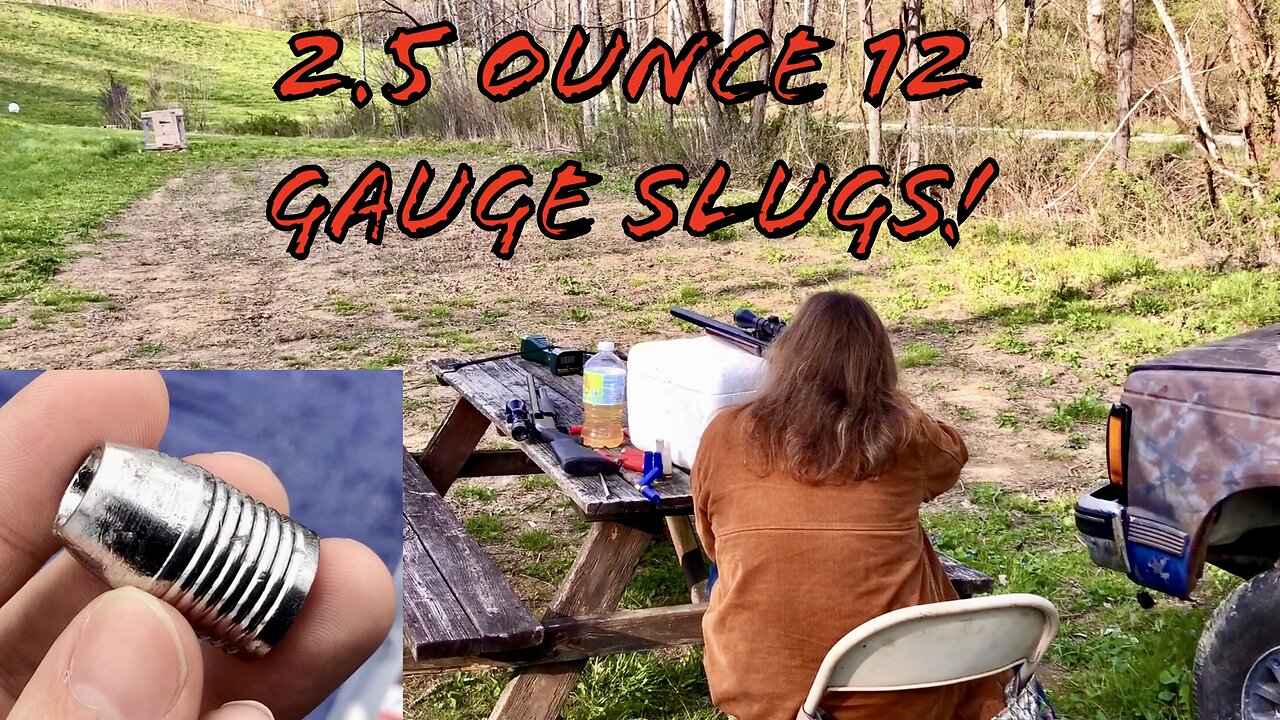 12 Gauge 1082 Grain Mr. Hollow Point Slug Range Testing!