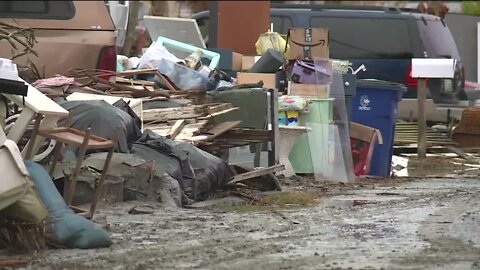 Firefighters help devastated Senior on Matlacha to clean-up