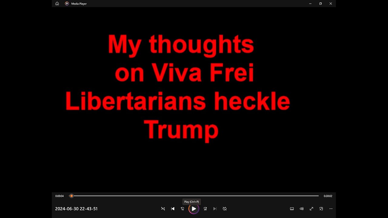 My reaction to Viva Frei on the Libertarians Booing Trump