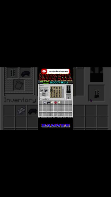 Bloody Skull Banner | Minecraft