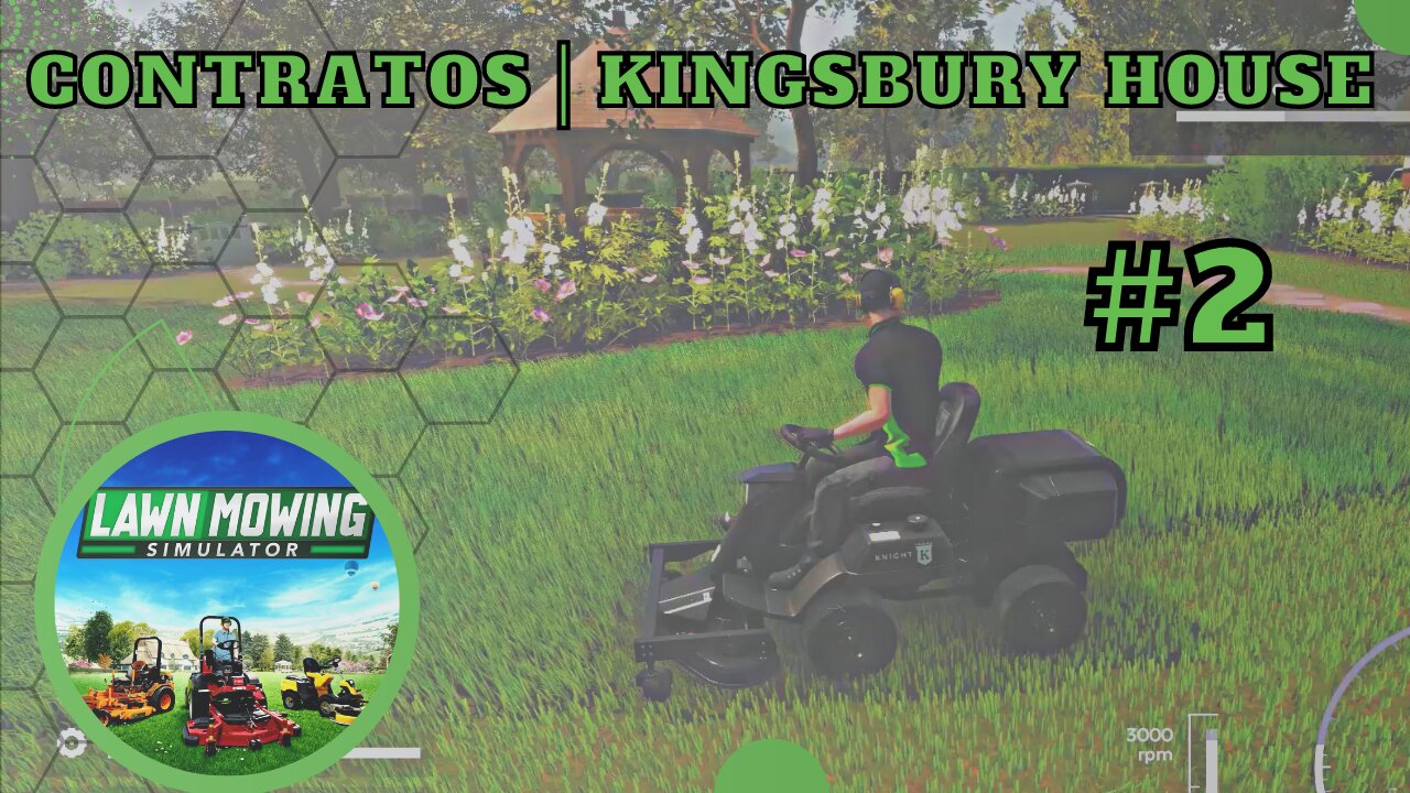 LAWN MOWING SIMULATOR | CONTRATOS MODO CARREIRA | Gameplay No Commentary #2