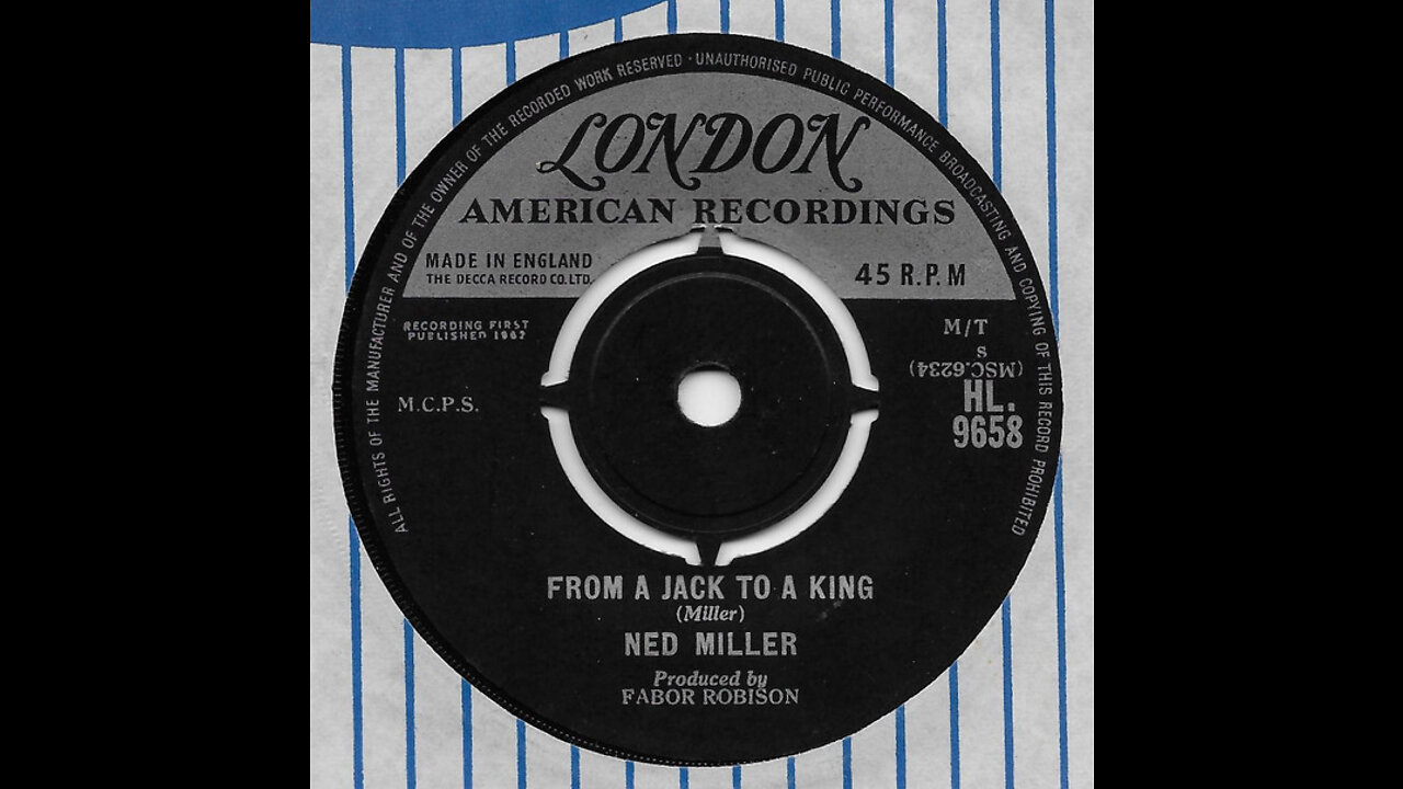 From a Jack To a King - (Ned Miller) - Robert Stanley -