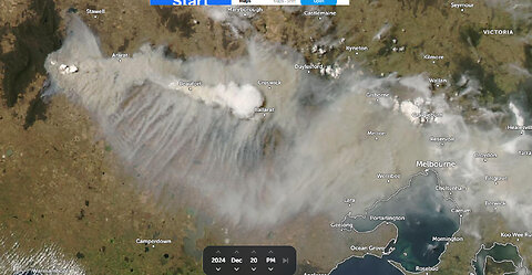 Massive Wildfires near Melbourne Australia that looks Very Suspicious! Like DEWS?