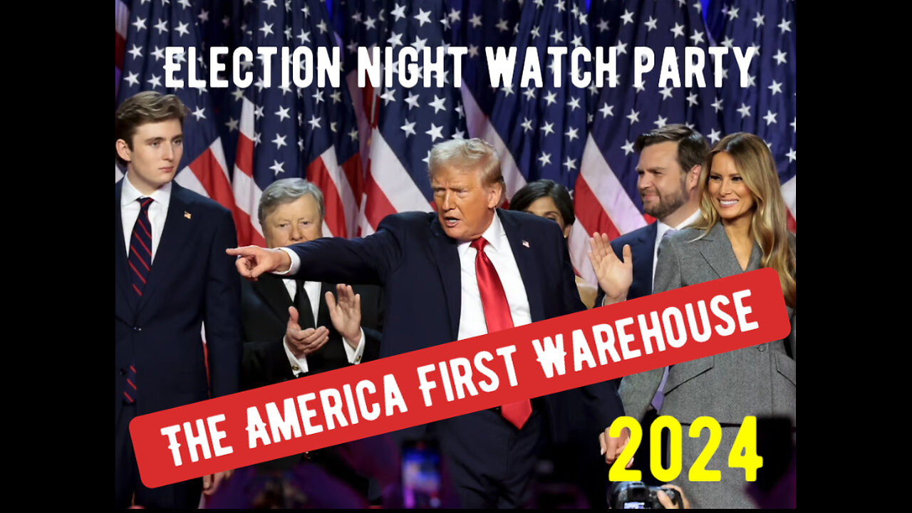 Epic watch party at the America First Warehouse #UCNYNEWS