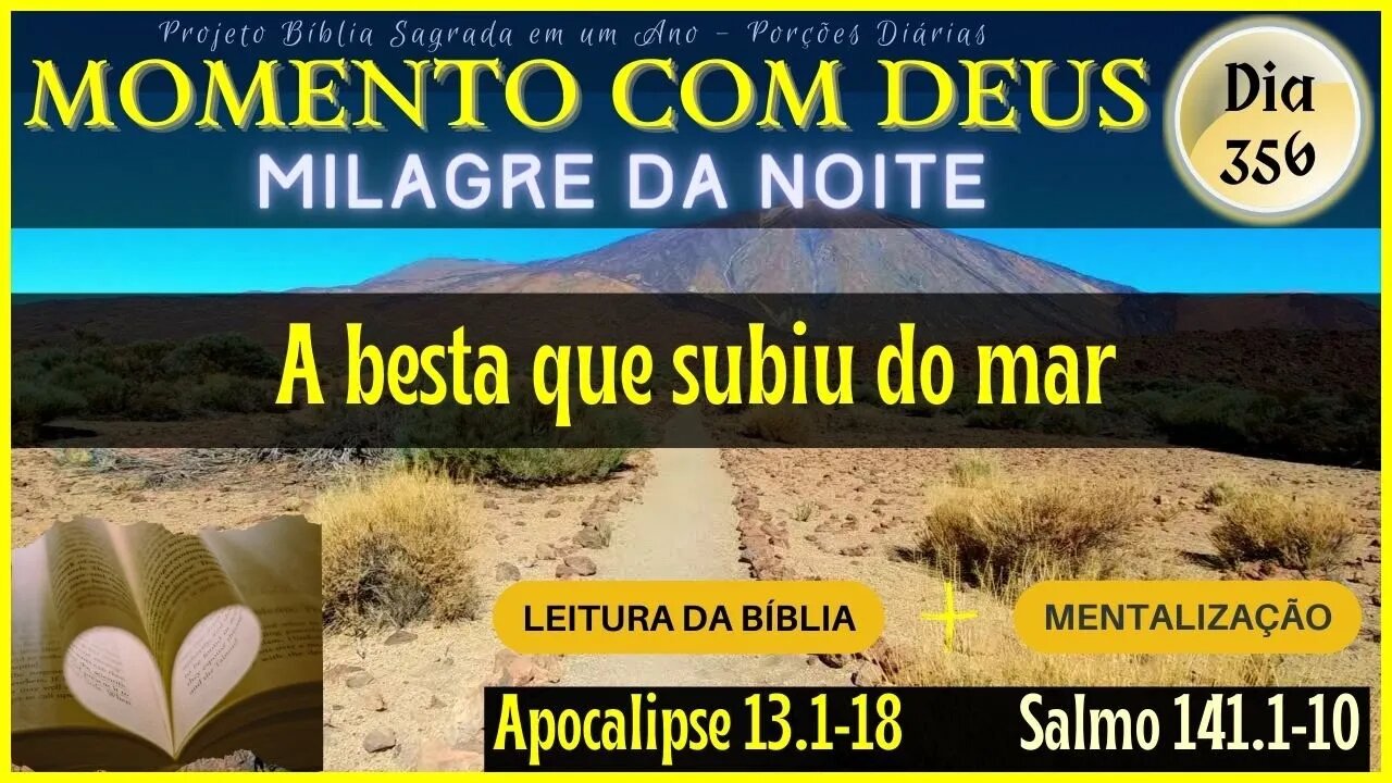 MOMENTO COM DEUS - LEITURA DIÁRIA DA BÍBLIA | MILAGRE DA NOITE - Dia 356/365 #biblia