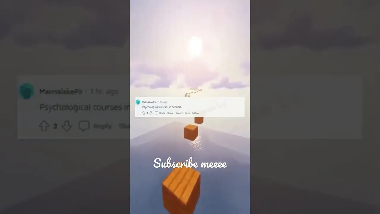 minecraft epic moment and Reddit comments #minecraft #viral #shorts #reddit #comment