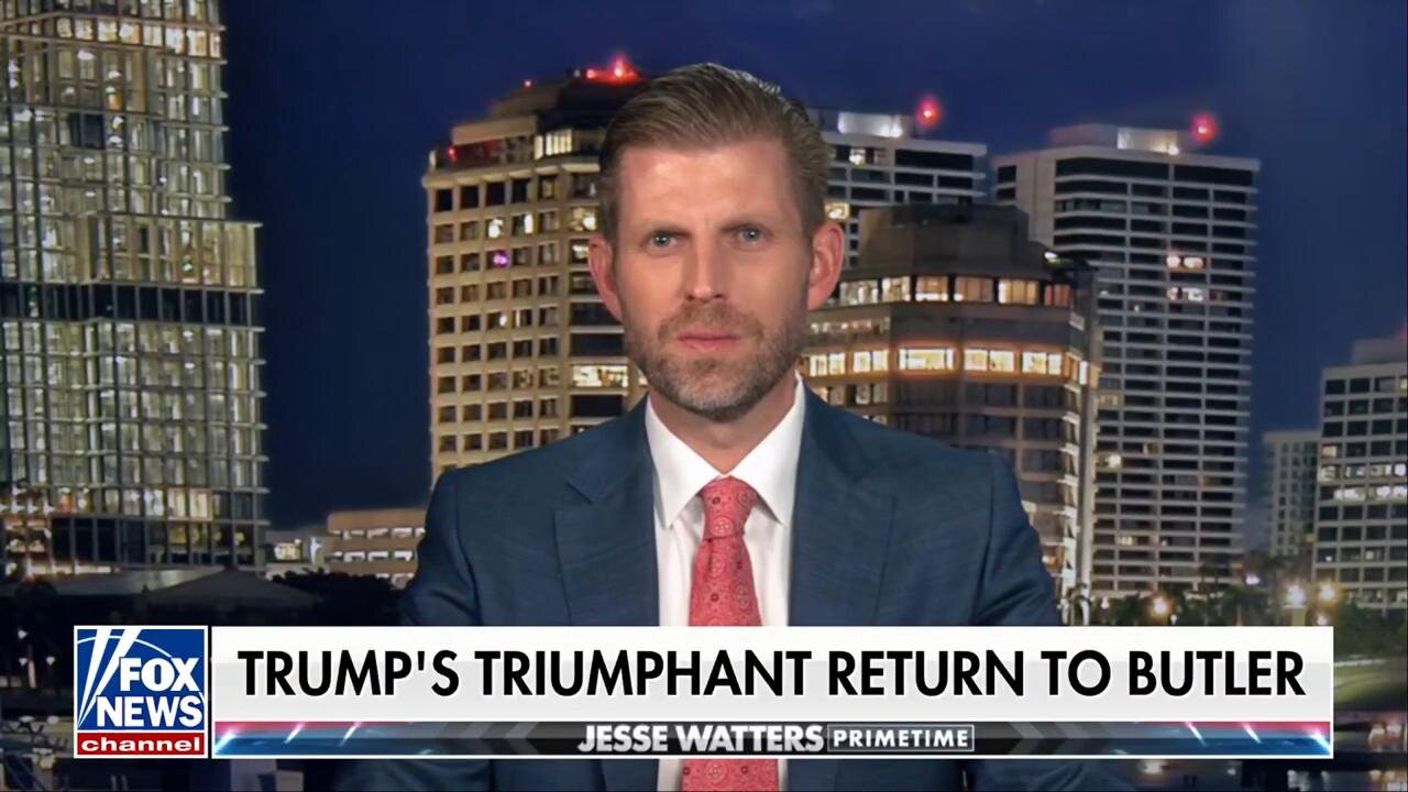 Eric Trump on father's return to Butler: It was a 'beautiful moment'