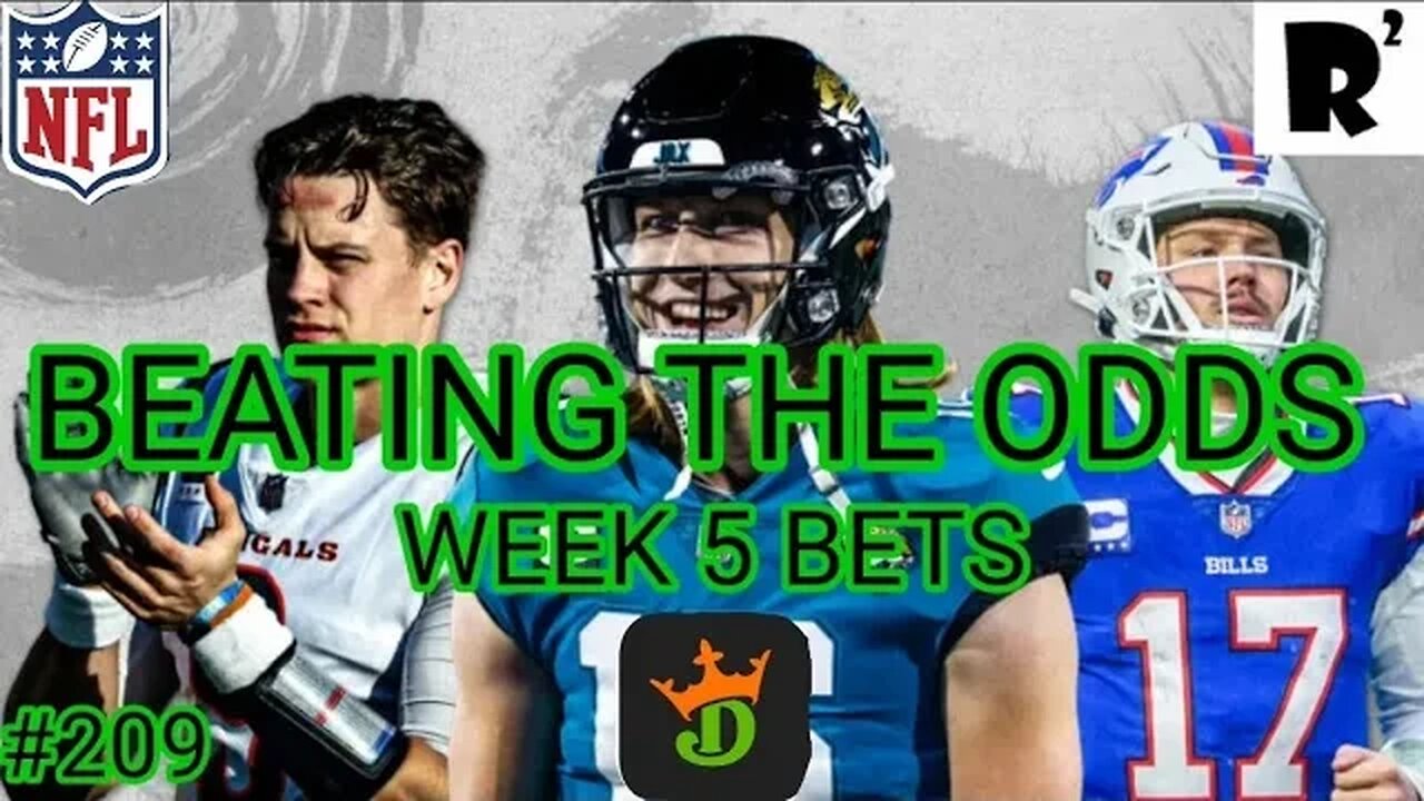 Beating the odds: Week 5 NFL bets! Draftkings odds. Mike Storey 9-2 start to the season!