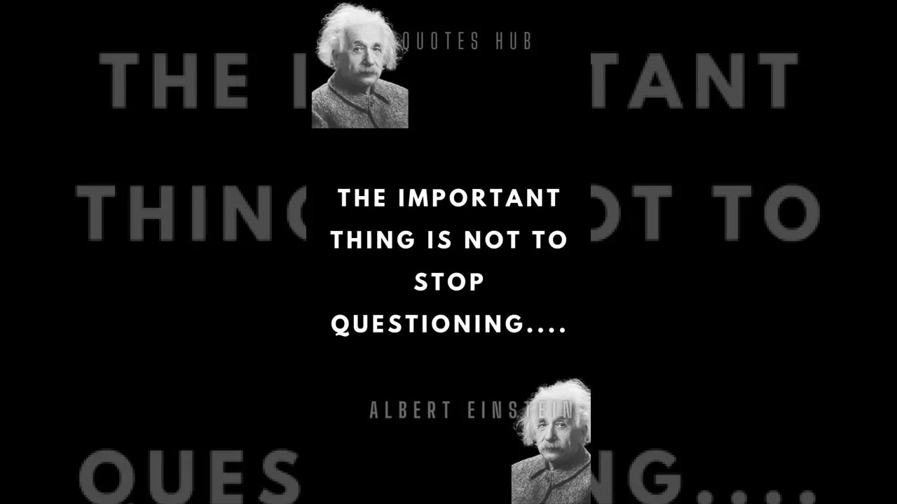 Wise Albert Einstein Quote - Wisdom from the Genius || #quotes || #shorts || #Quotes Hub