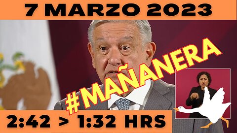 💩🐣👶 #AMLITO | Mañanera Martes 7 de Marzo 2023 | El gansito veloz de 2:42 a 1:32.