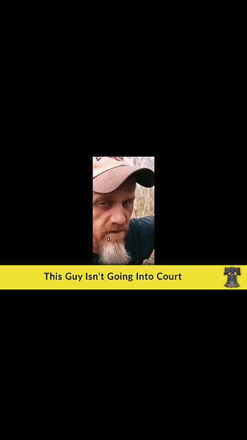 This Guy Isn't Going Into Court