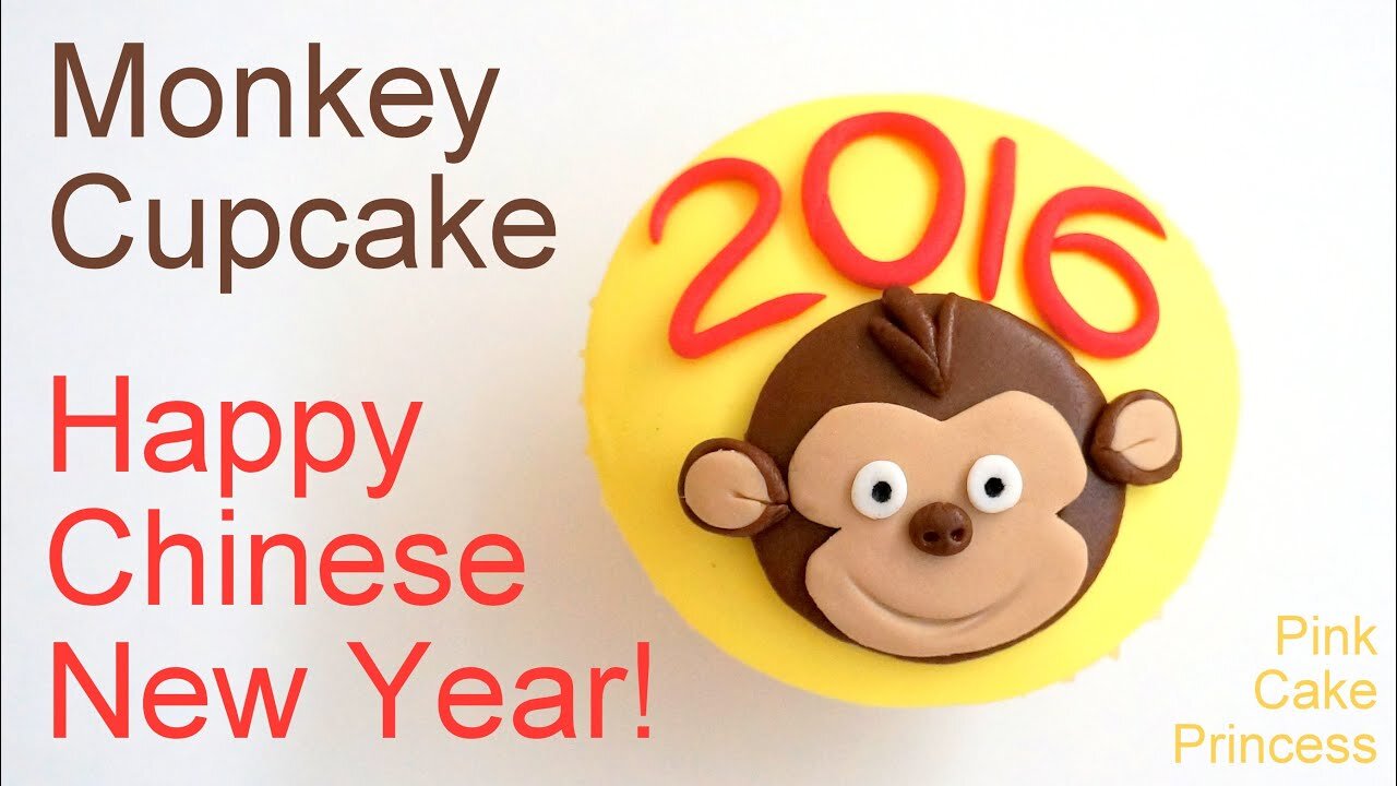 Copycat Recipes Chinese New Year 2016 Cupcakes - Monkey Cupcake How to Cook Recipes food Recipes