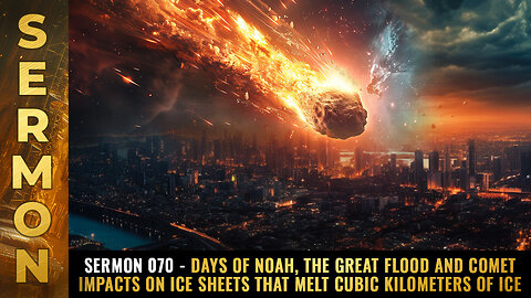 Sermon #070 - Days of Noah, the Great Flood and comet impacts...