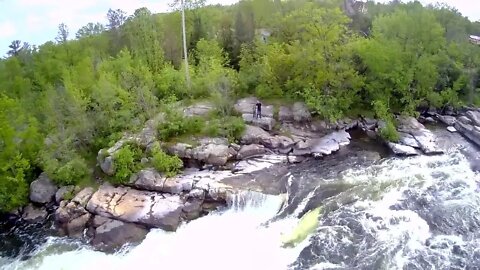Burleigh Falls Ontario by drone