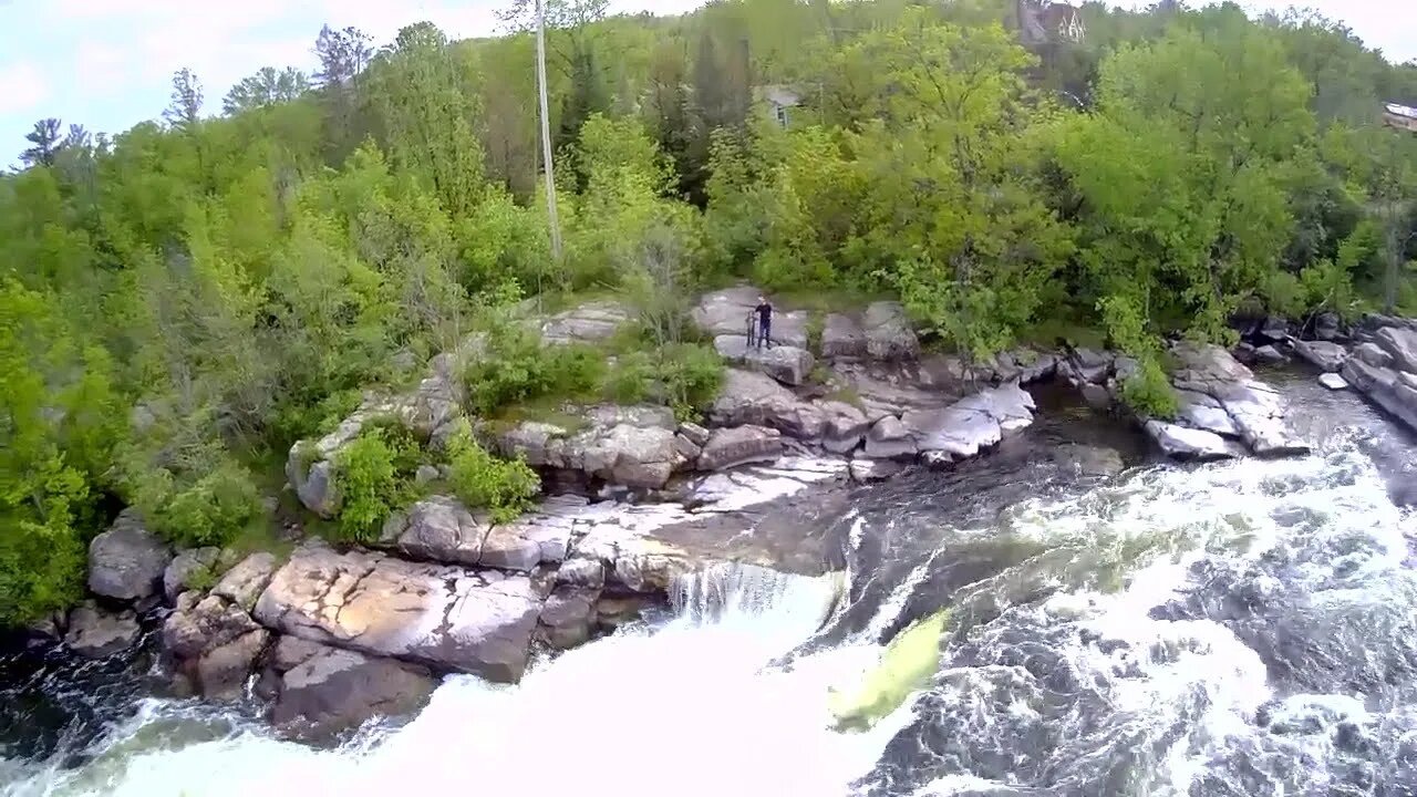 Burleigh Falls Ontario by drone