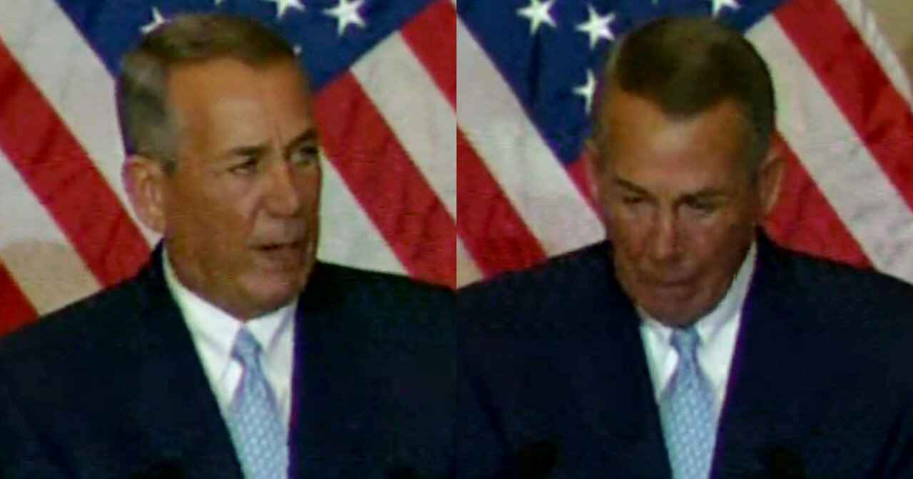 Boehner Chokes Up Delivering Pelosi Tribute