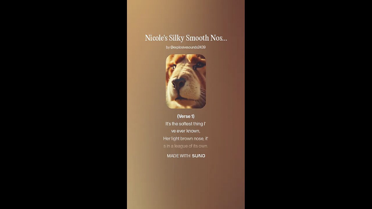Nicole's Silky Smooth Nose