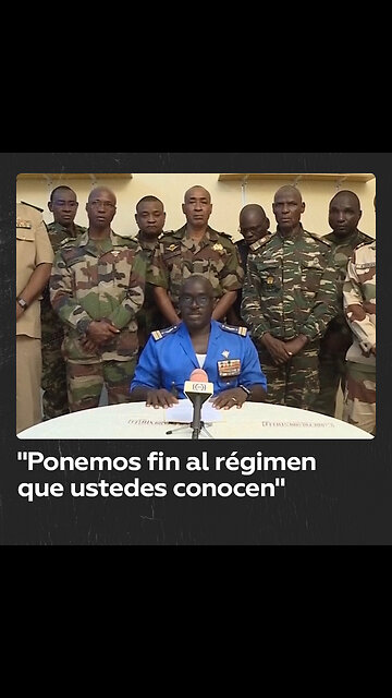 Militares anuncian golpe de Estado en Níger
