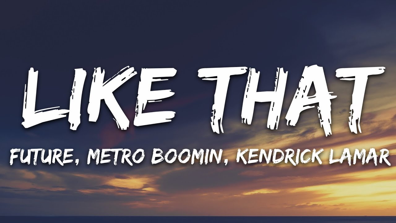 Futuristic Vibes: Metro Boomin x Kendrick Lamar - Like That (Lyrics) 🔥🎶