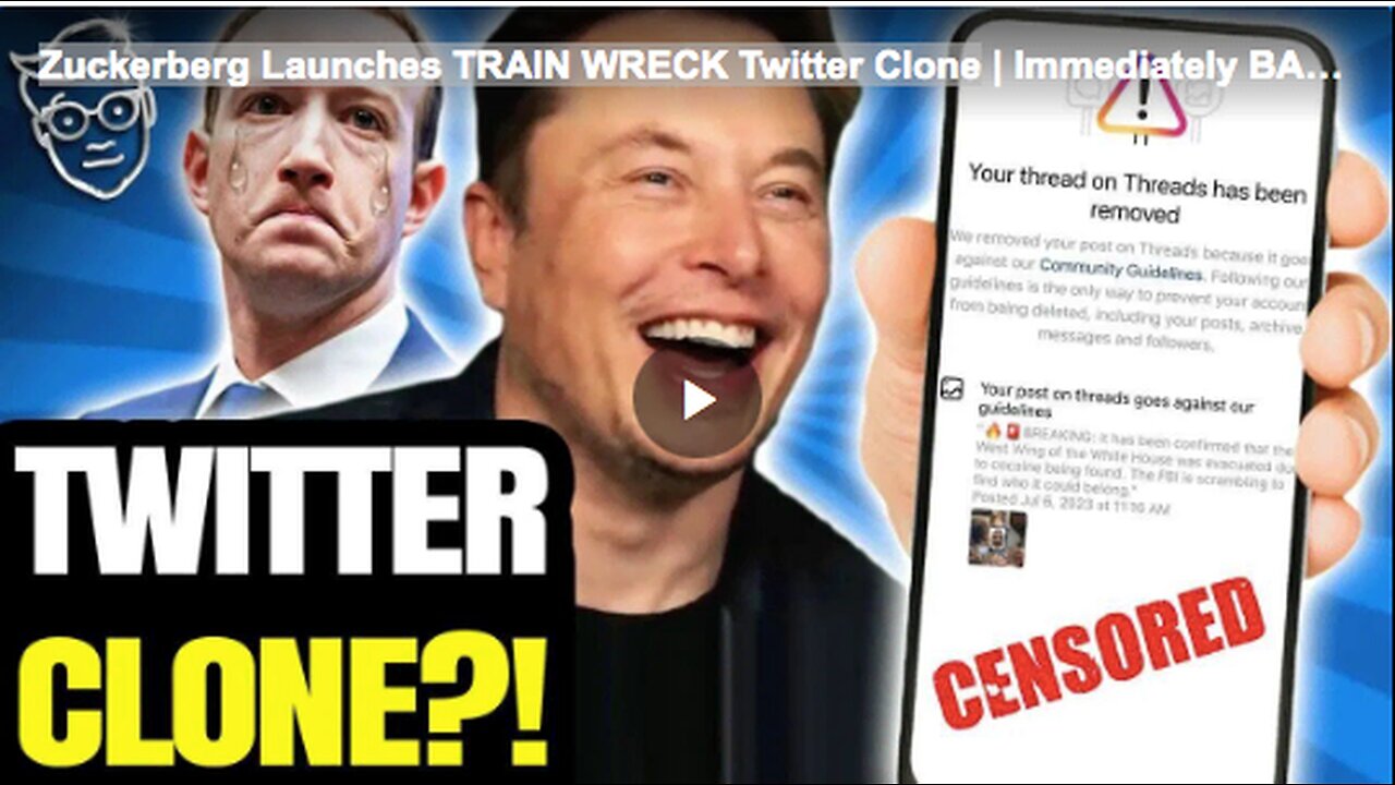 Zuckerberg Launches TRAIN WRECK Twitter Clone