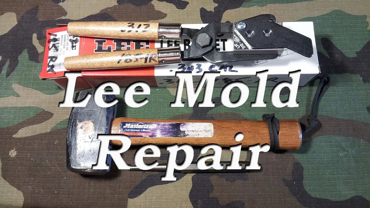 Repairing a Lee 2 Cavity Casting Mold, EASY!
