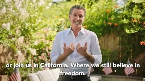 Gov Newsom Claims Freedom Is Under Attack In Florida