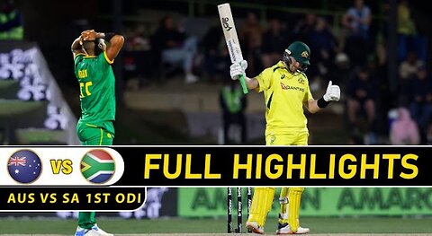 South Africa vs Australia Full Match Highlights | South Africa vs Aus 1st ODI match full highlights