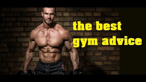 the BEST GYM ADVICE /how to get started at the gym