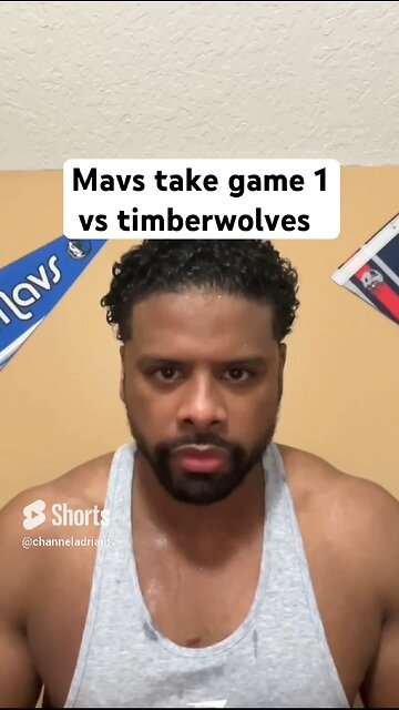 Mavs take game 1 vs timberwolves #shorts #basketballshorts #nba #nbaplayoffs #sports #sportsnews