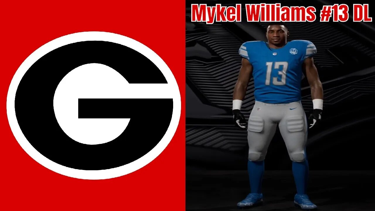 Mykel Williams Madden 24 Creation