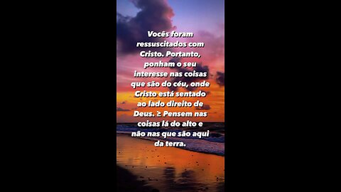 Eleve seus pensamentos aquilo que te traz esperança!! - Elevate your thoughts what brings you hope!