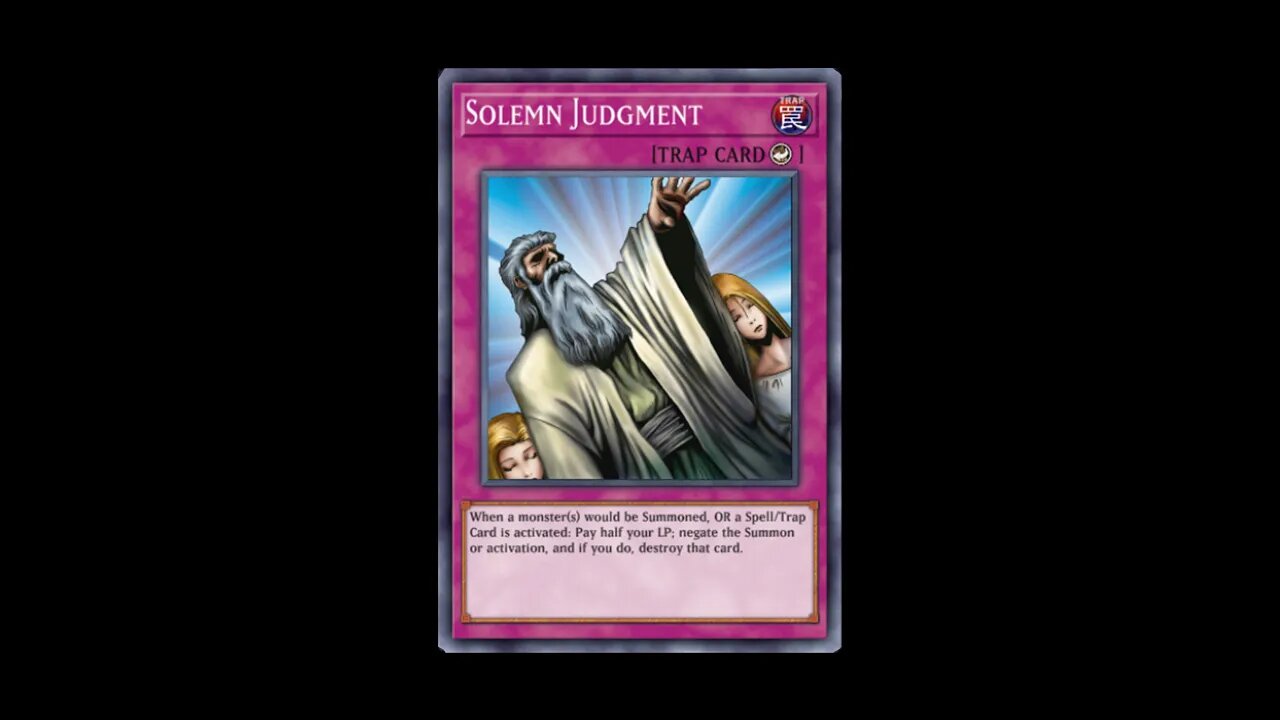 Yu Gi Oh! Solemn Judgment