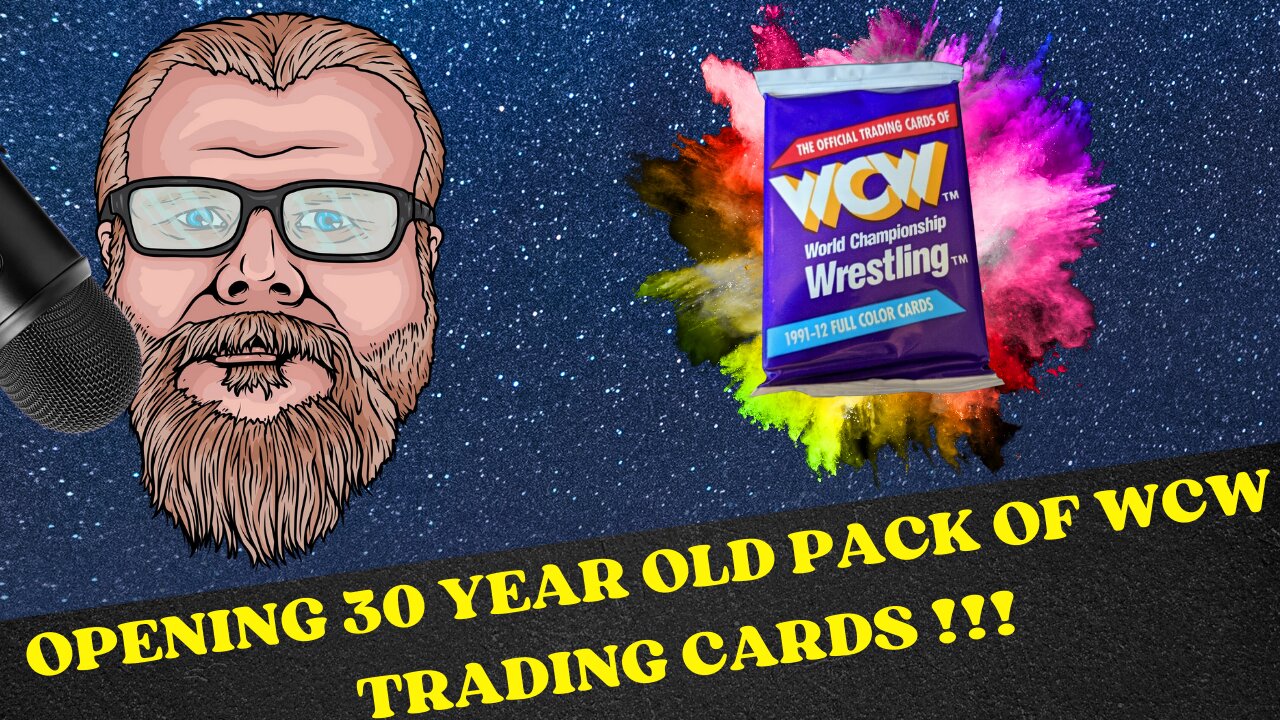 Opening 30 Year Old Pack of WCW Trading Cards