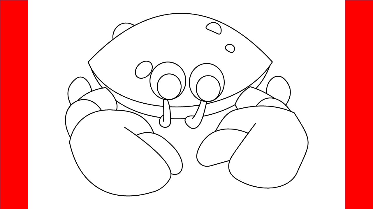 How To Draw Crab From Adopt Me - Step By Step Drawing